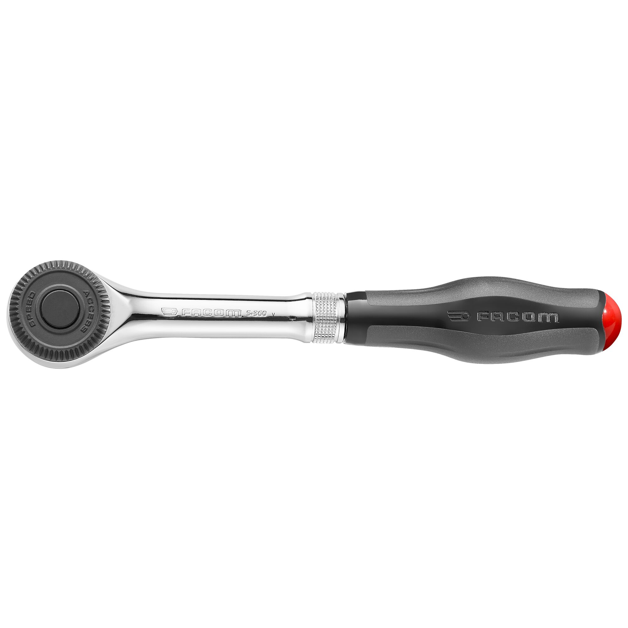 s360 Facom S.360 1/2 in Ratchet with Bi-Material Elastomer Handle, 251mm Overall