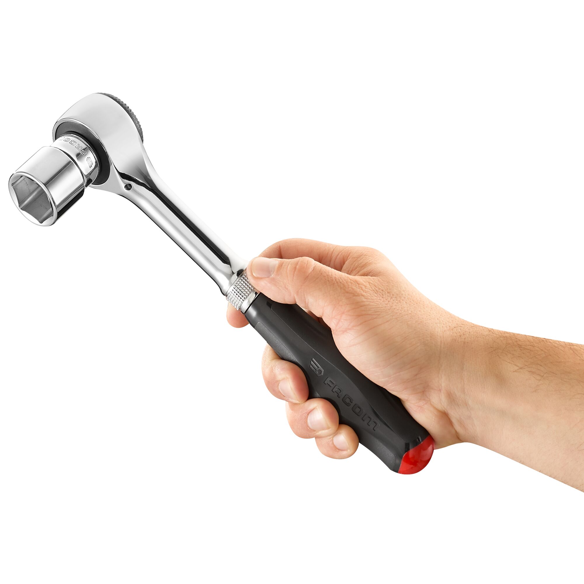 s360 Facom S.360 1/2 in Ratchet with Bi-Material Elastomer Handle, 251mm Overall