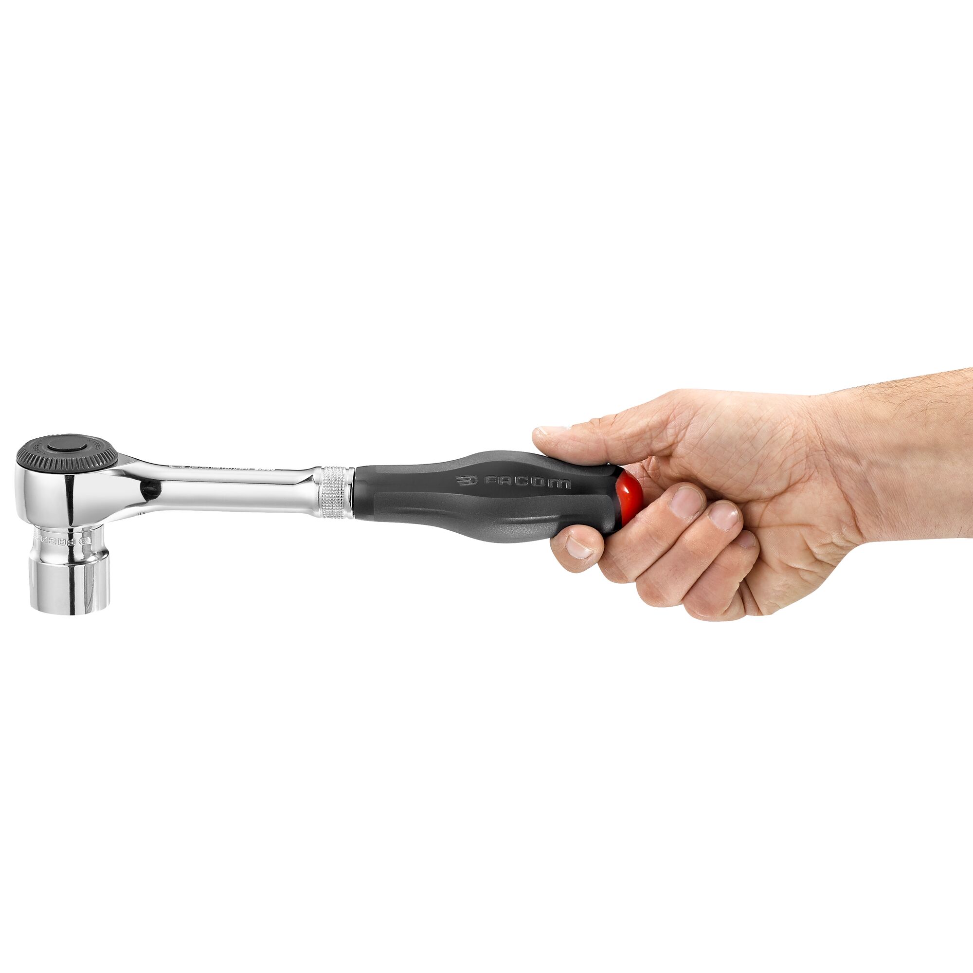 s360 Facom S.360 1/2 in Ratchet with Bi-Material Elastomer Handle, 251mm Overall