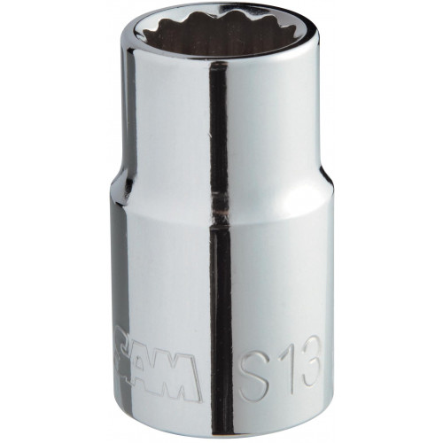 SAM 1/2 in Drive 8 mm 12 Point Hex, 38mm Overall Length