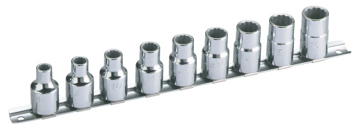 SAM 9-Piece 1/2 in 12 Point Socket Set