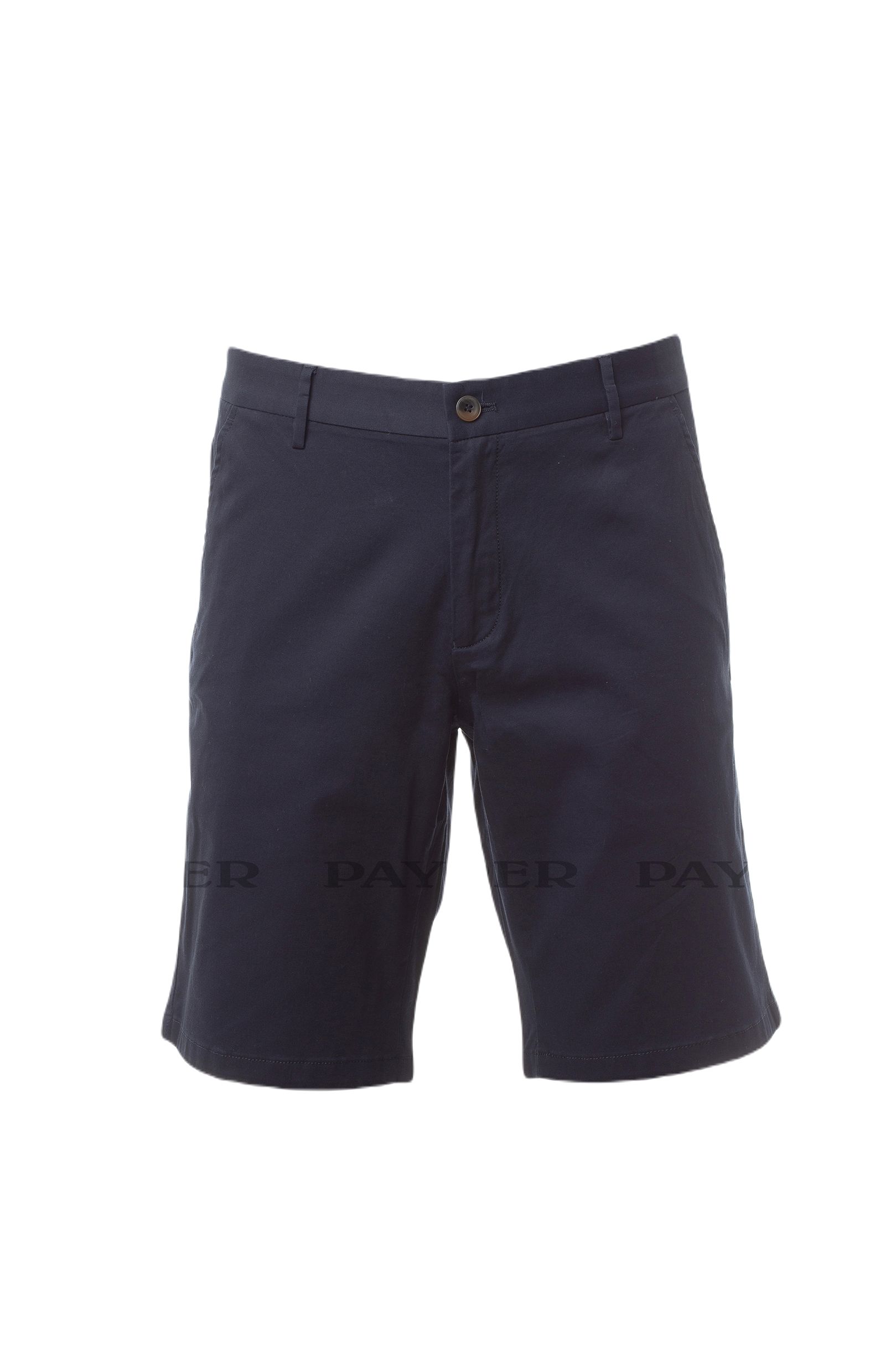 Paperwear CLASSY SHORTS Navy Blue 2% Elastane, 98% Cotton Work Shorts, 46