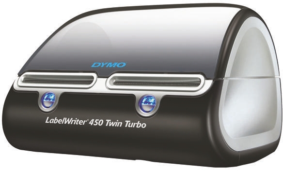 Dymo LabelWriter 450 TwinTurbo Label Printer, 56 mm Max Label Width, Type C - EU
