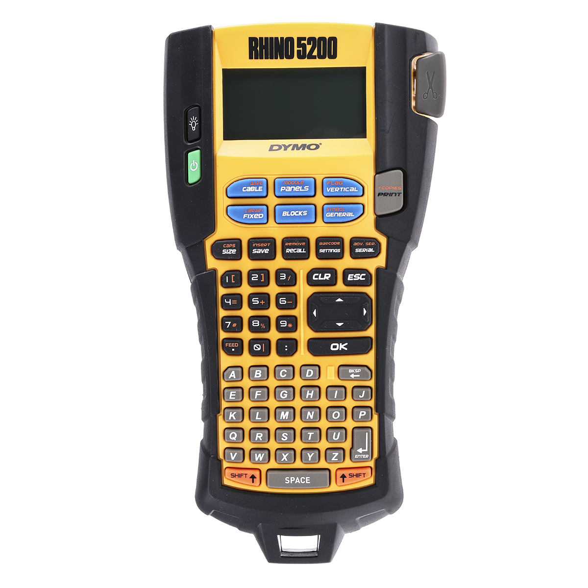 Dymo Rhino 5200 Handheld Label Printer, 19 mm Max Label Width, Type G - British 3-Pin