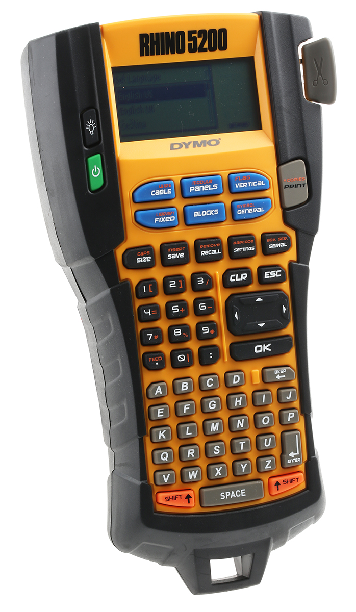 Dymo Rhino 5200 Handheld Label Printer, 19 mm Max Label Width, EU