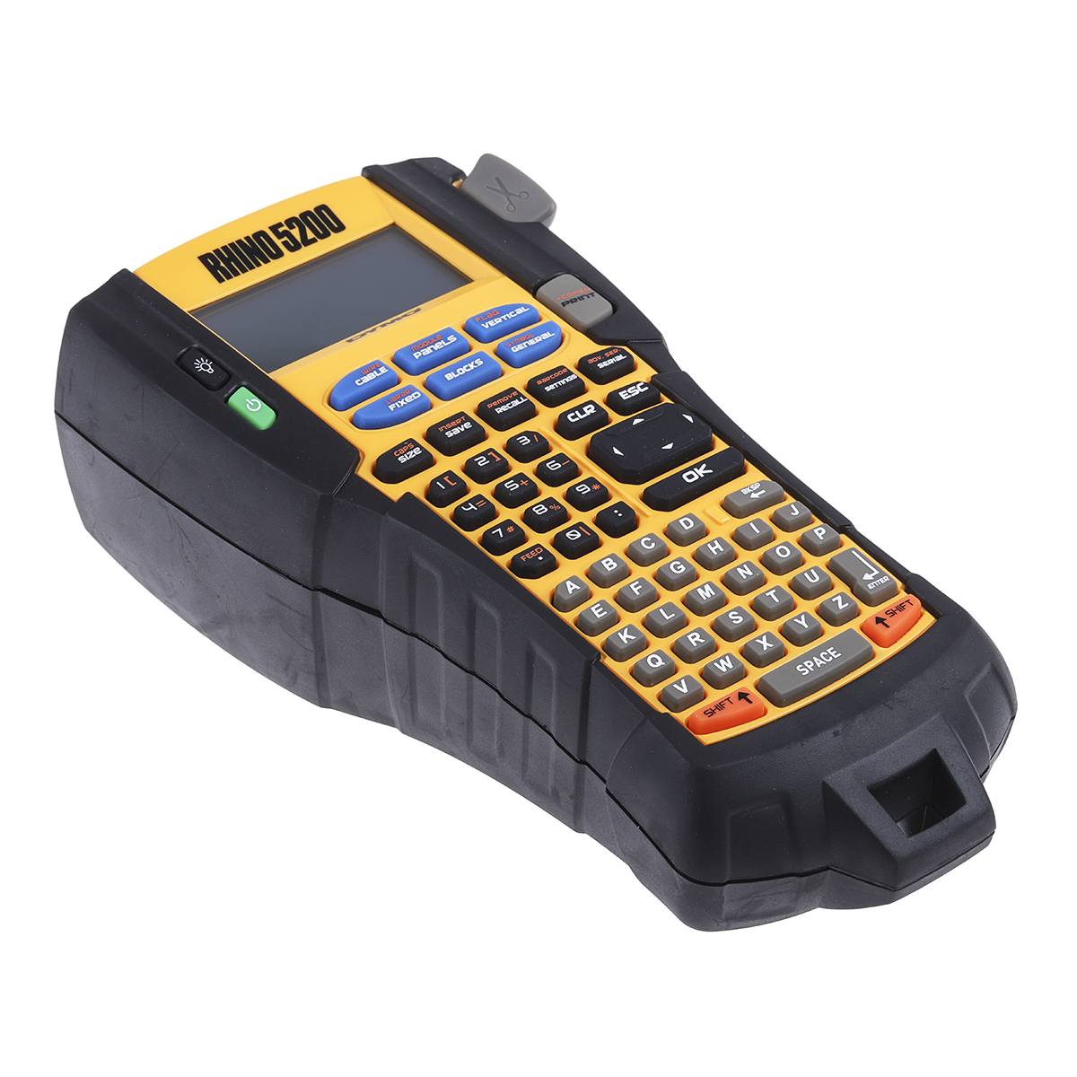 s0841480 Dymo Rhino 5200 Handheld Label Printer, 19 mm Max Label Width
