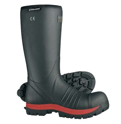 Goliath Quatro Red, Black Steel Toe Capped Unisex Safety Boots 14, EU 49 EN ISO 20349:2010