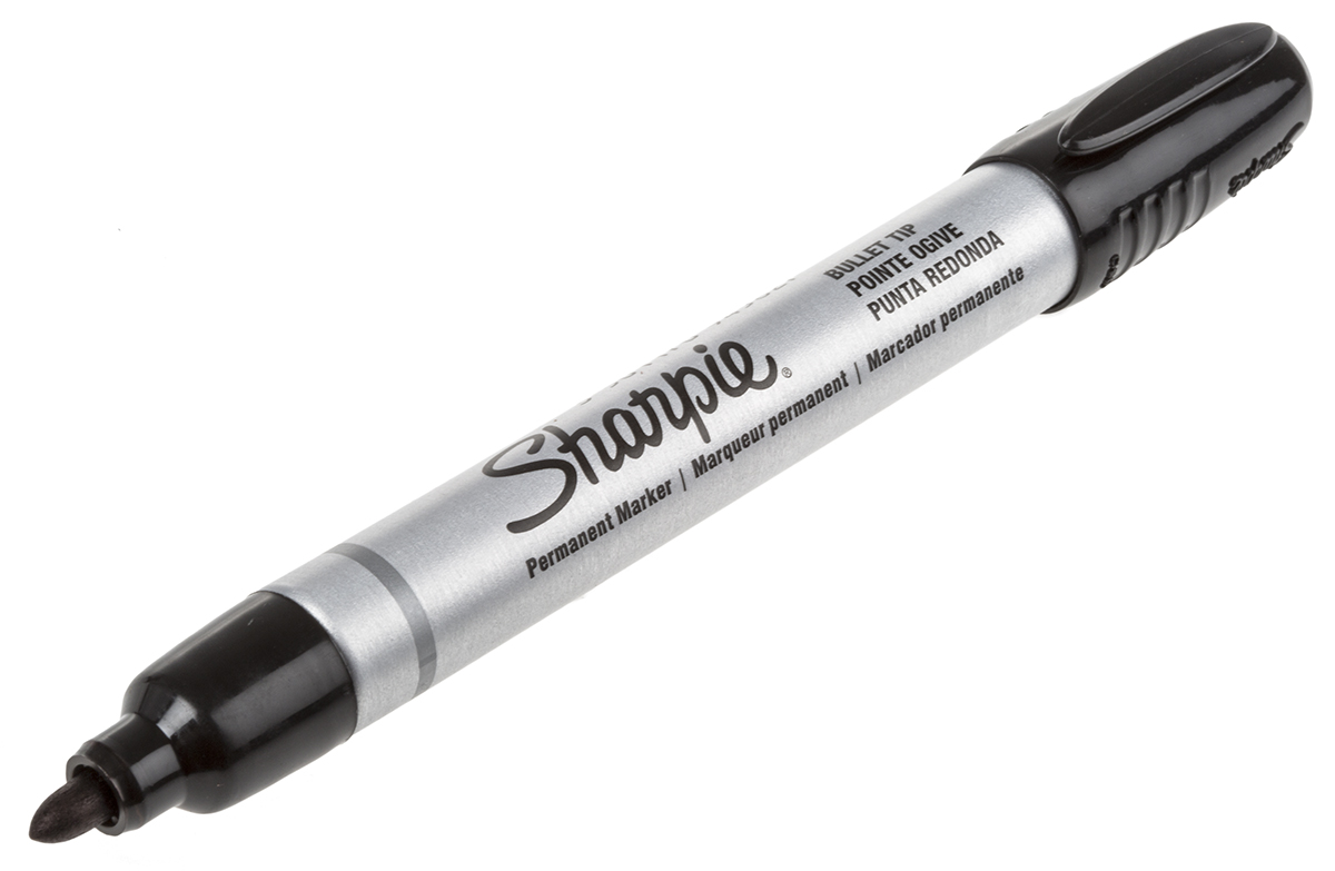 s0945720 Sharpie Fine Tip Black Marker Pen