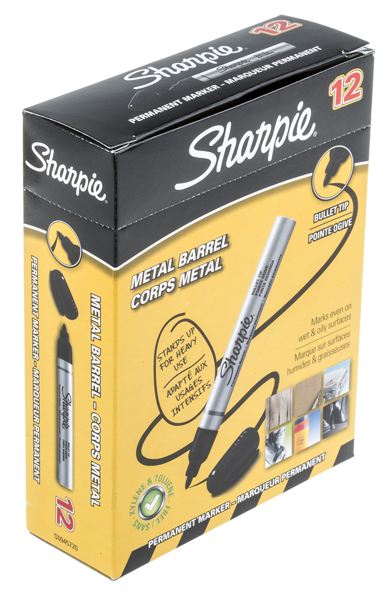s0945720 Sharpie Fine Tip Black Marker Pen