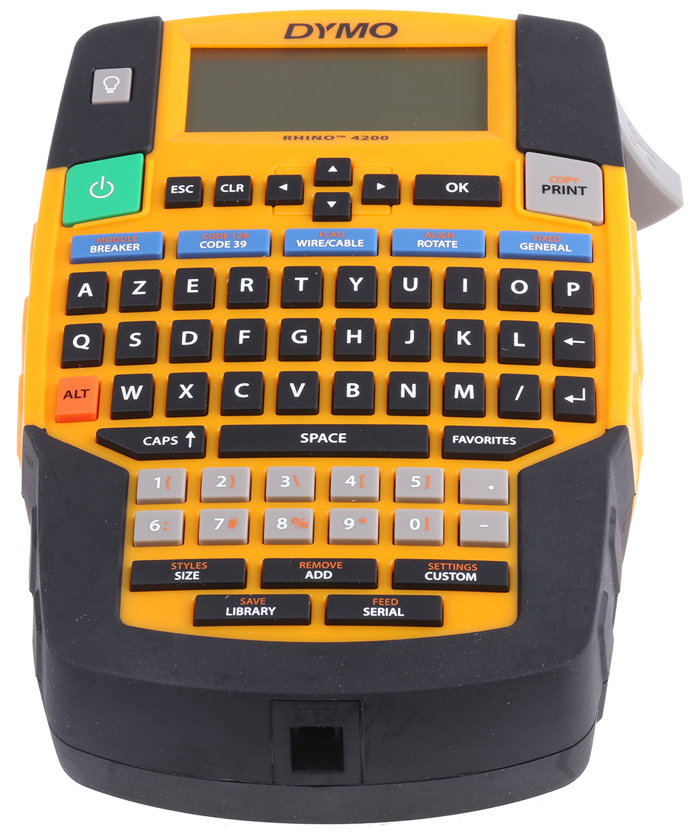 s0955960 Dymo Rhino 4200 Handheld Label Printer, 19 mm Max Label Width