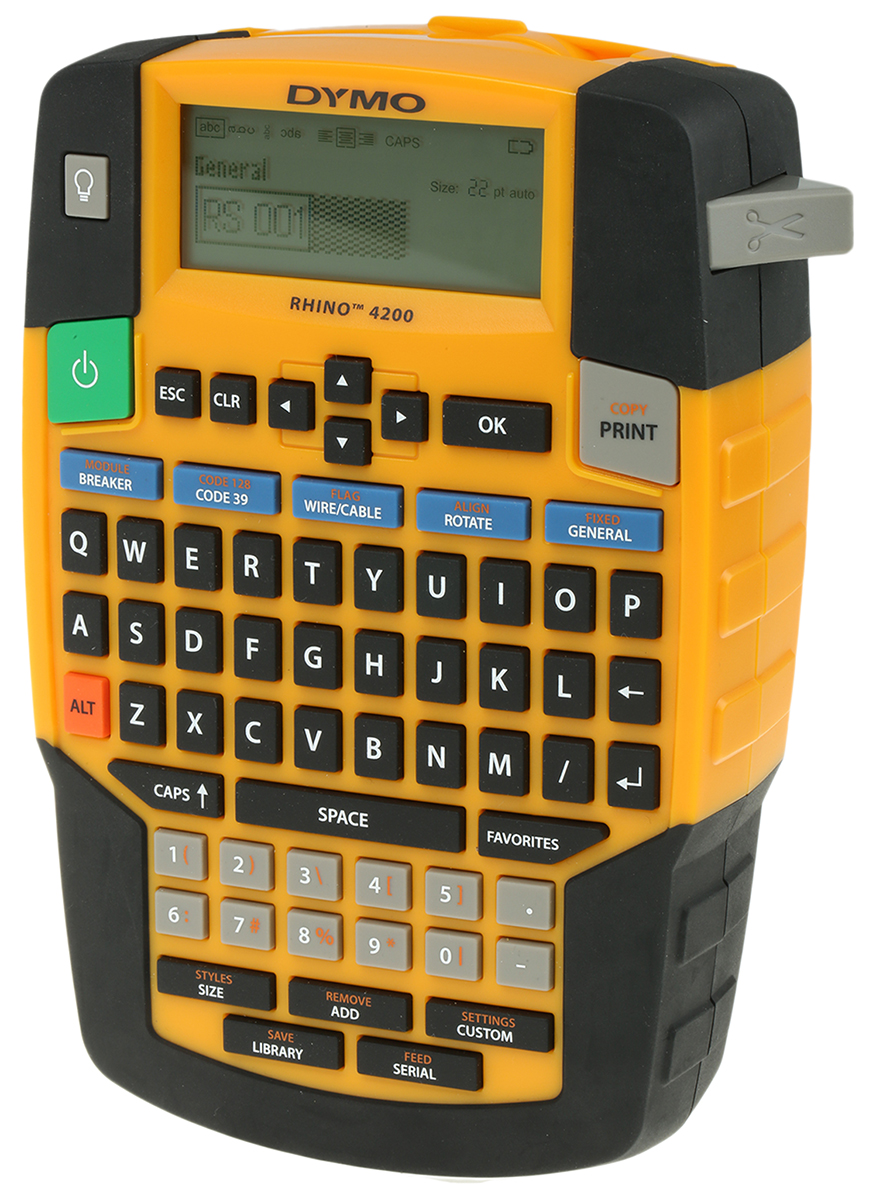 Dymo Rhino 4200 Handheld Label Printer, 19 mm Max Label Width