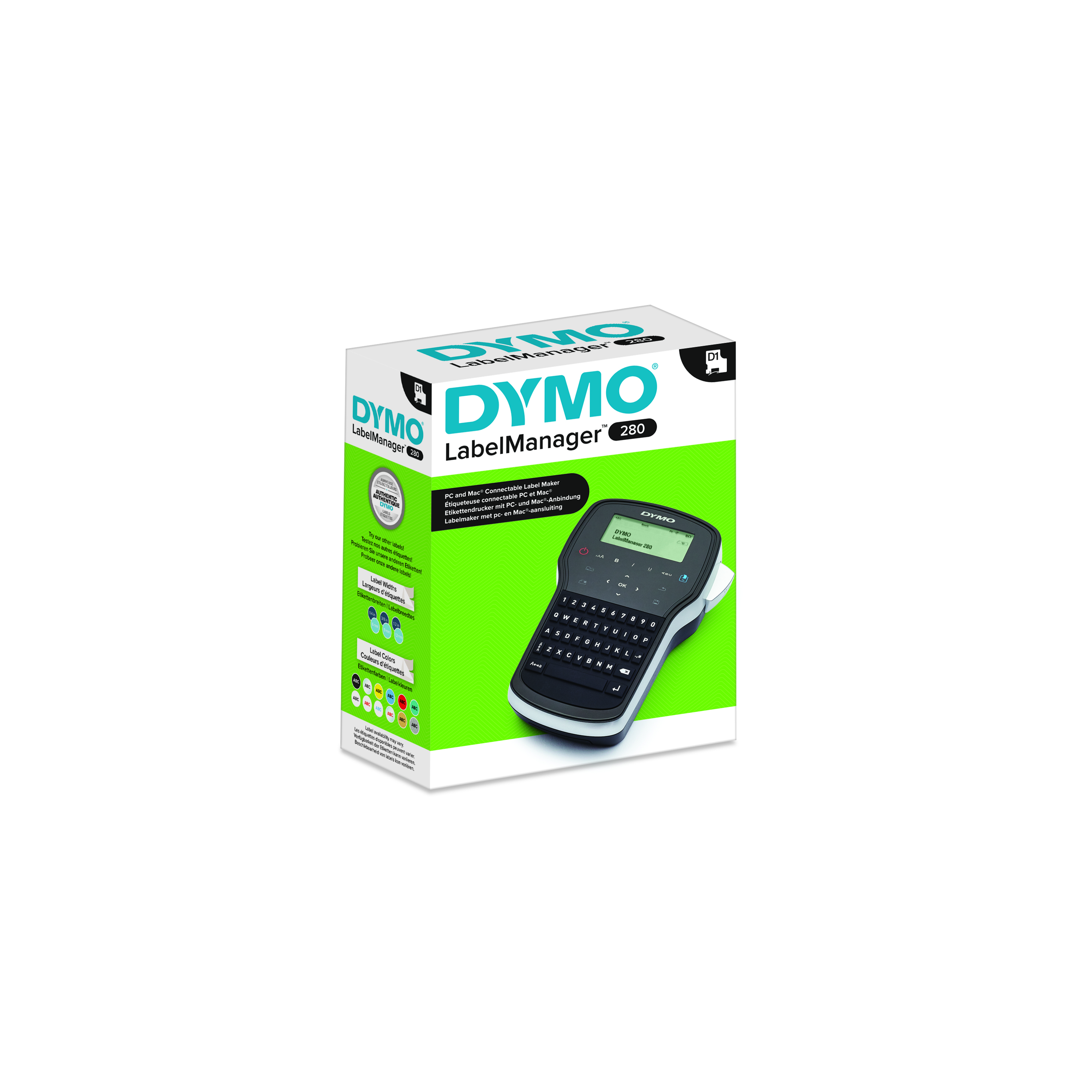 s0968950 Dymo Handheld Label Printer, 12 mm Max Label Width, Type C - EU
