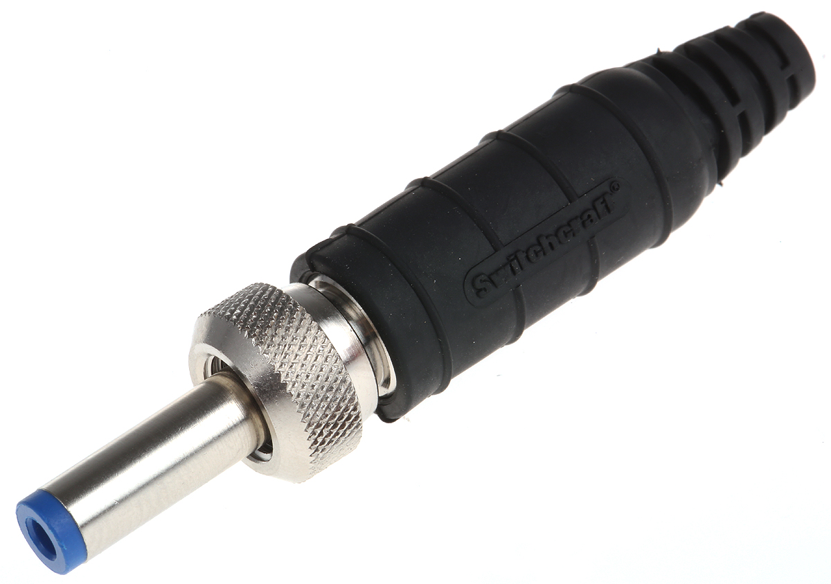 Switchcraft, S10KS12 Straight 11A, 24V ac/dc, Cable, Silver