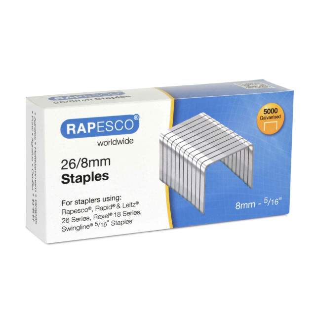 Rapesco Staple 5000 Per Pack Per pack