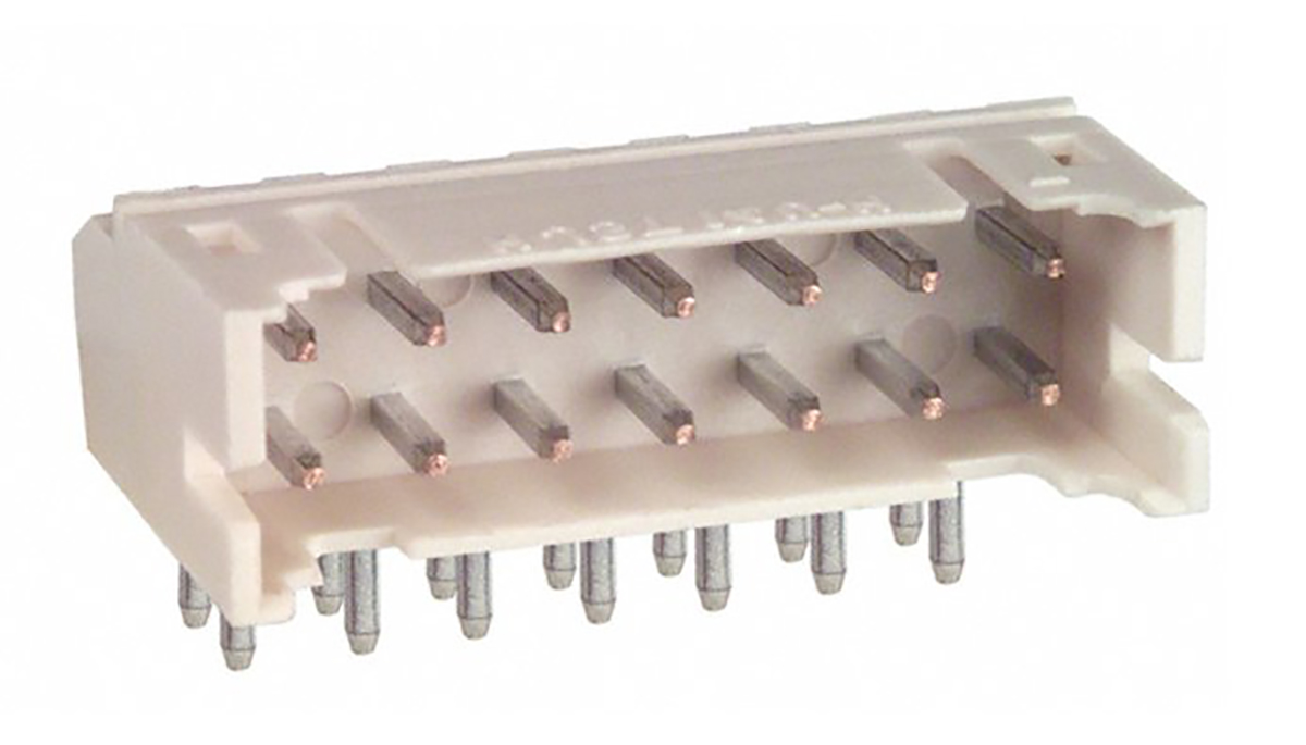 JST PHD Series Right Angle Through Hole PCB Header, 14 Contact(s), 2 mm Pitch, 2 Row, Shrouded
