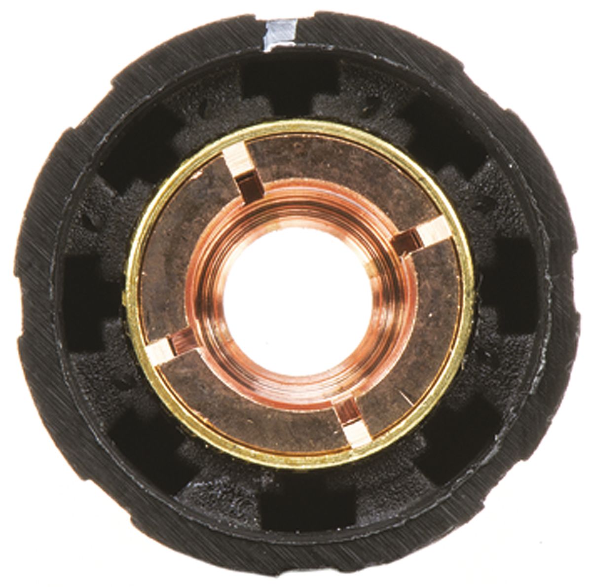 s151-006bk Sifam 15.5 mm Knob Diameter Black Potentiometer Knob for 6 mm Shaft Circular, S151 006BK