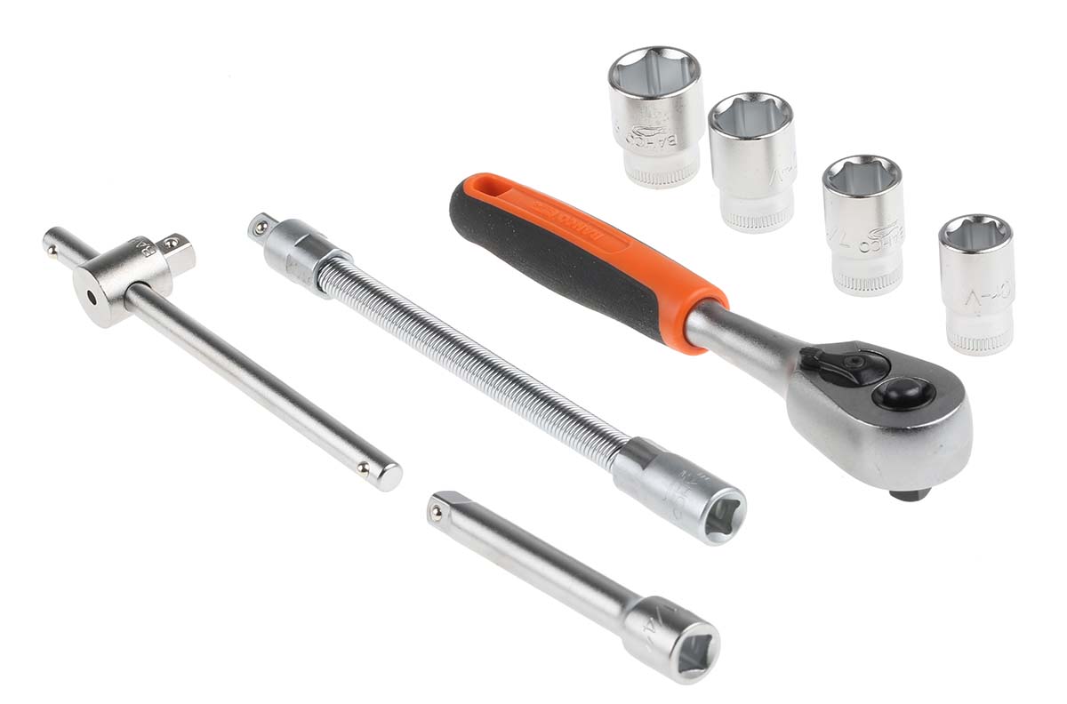 Bahco 16-Piece 1/4 in Standard Socket Set