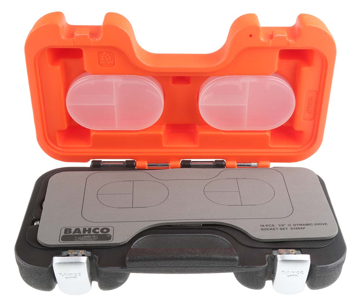 s160af Bahco 16-Piece 1/4 in Standard Socket Set