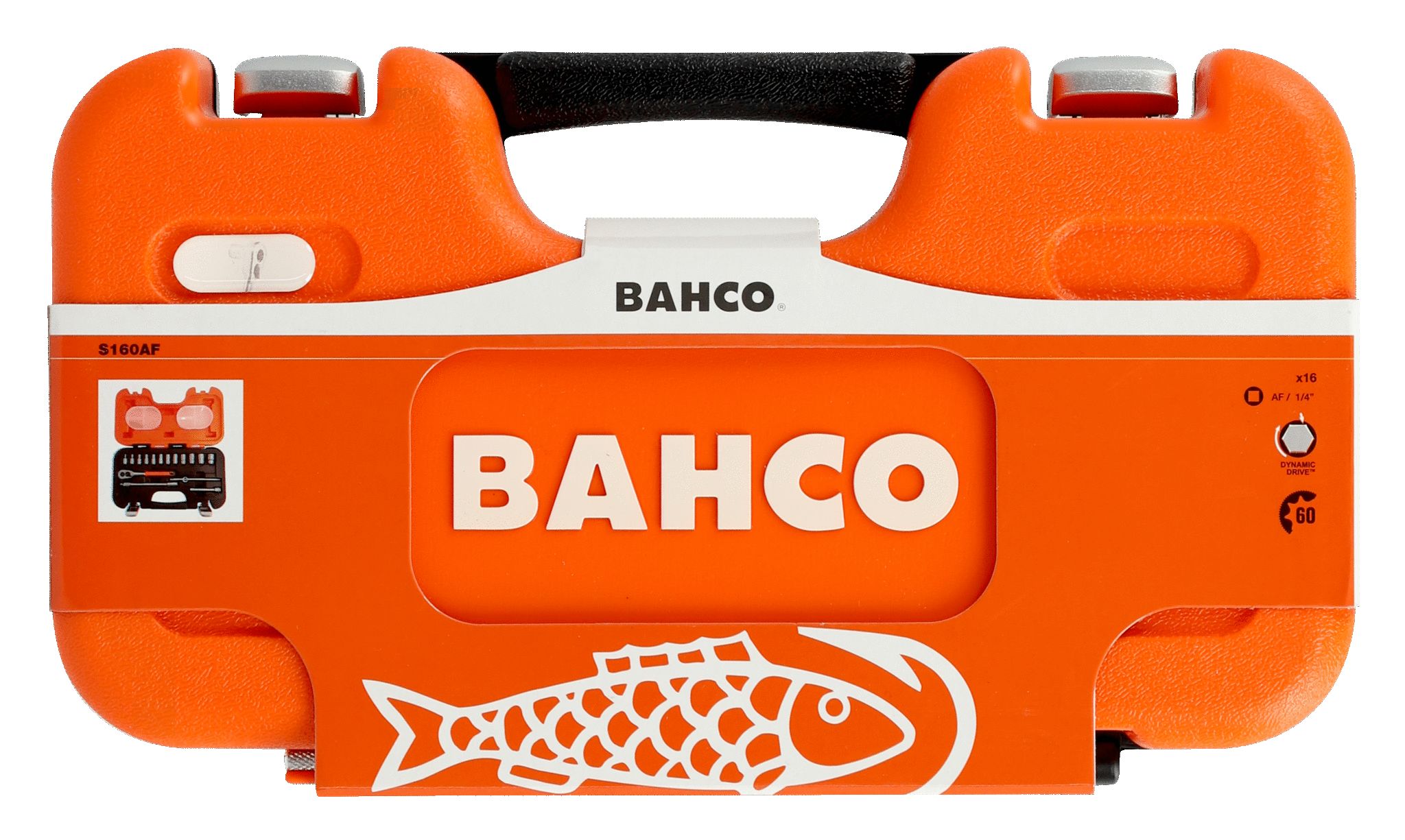 s160af Bahco 16-Piece 1/4 in Standard Socket Set