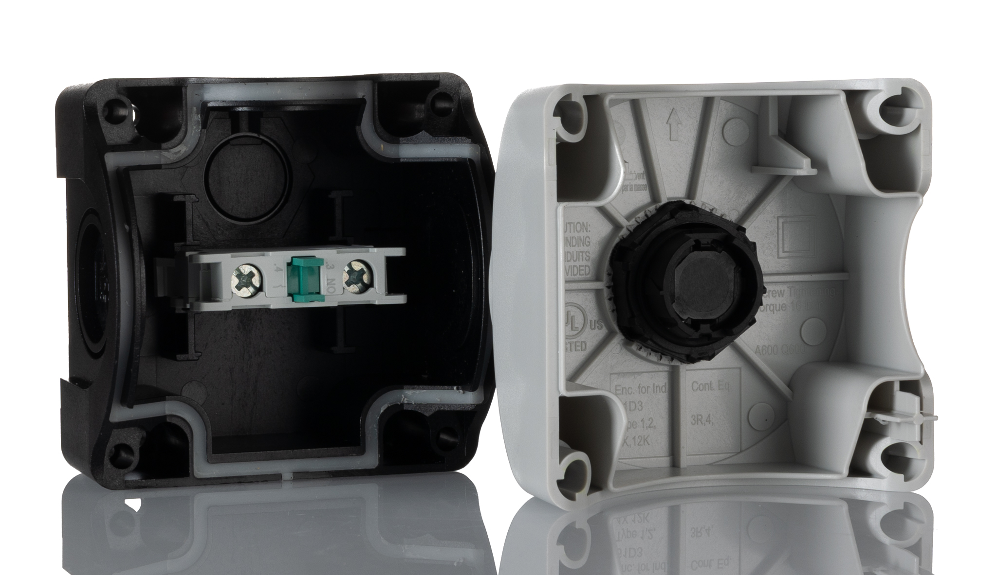 s1p10 Lovato Spring Return Control Station Switch - SPST, Green, I