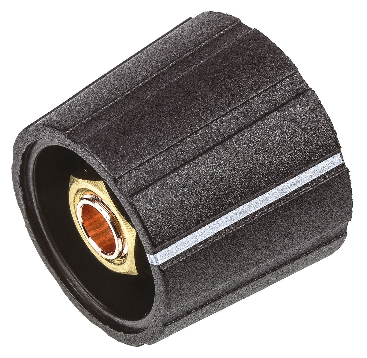 s211-006bk Sifam 21.5 mm Knob Diameter Black Potentiometer Knob for 6 mm Shaft Circular, S211 006BK