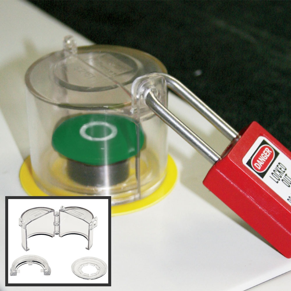Master Lock Push Button Cap, For Use With Rotary Switches, Push Button
