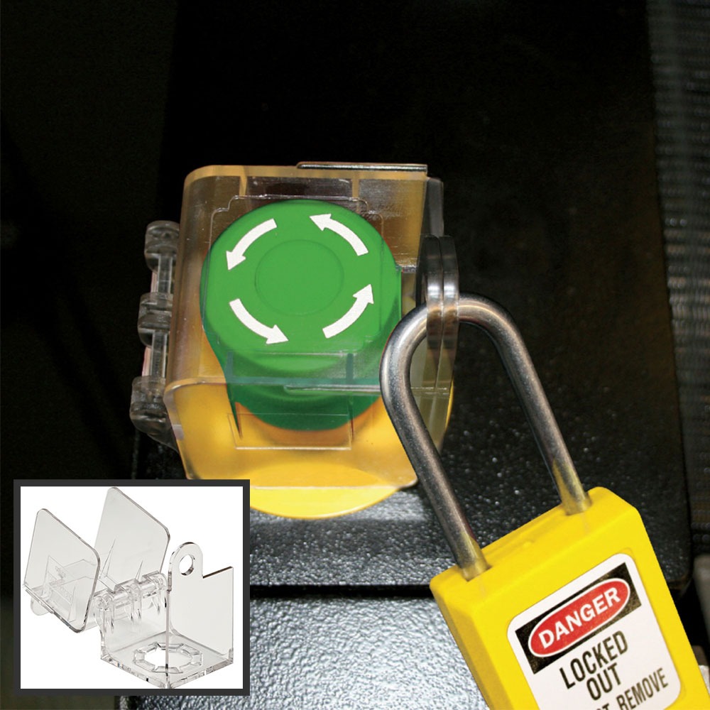 Master Lock Push Button Cap, For Use With Rotary Switches, Push Button