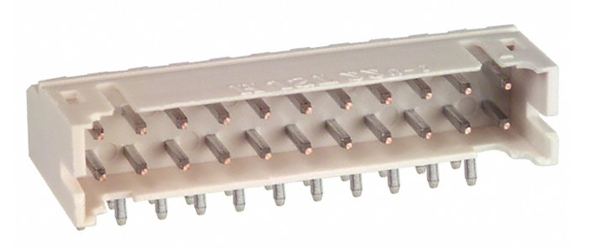 JST PHD Series Right Angle Through Hole PCB Header, 22 Contact(s), 2 mm Pitch, 2 Row, Shrouded