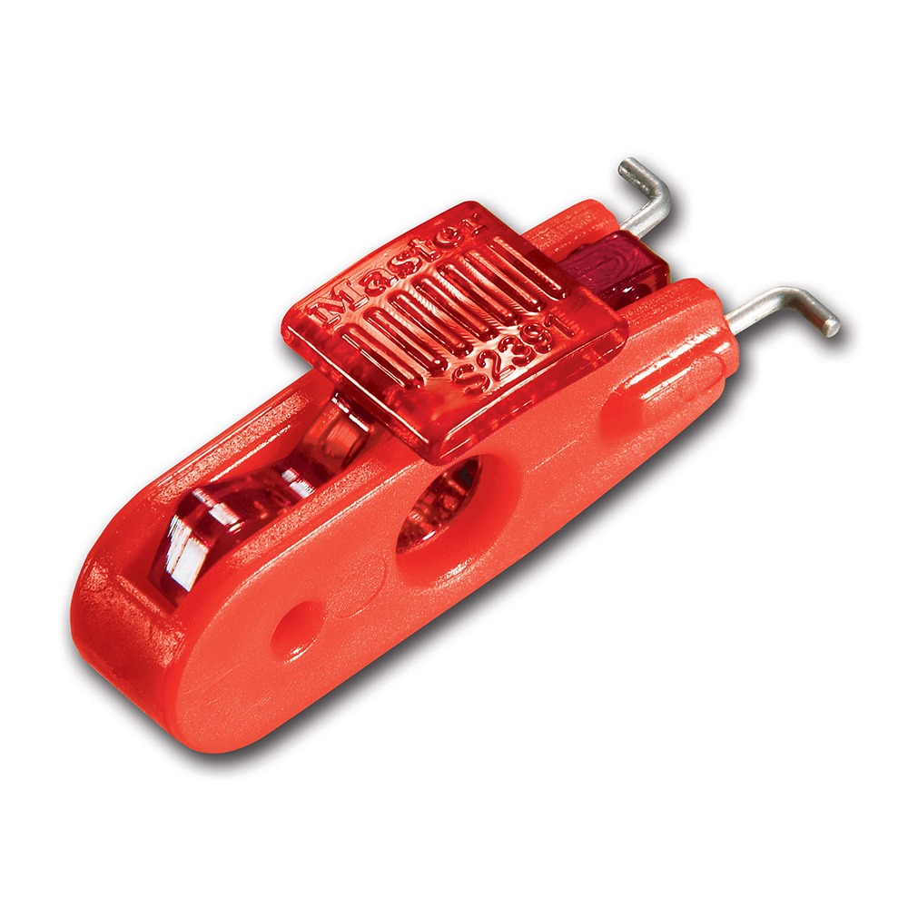 Master Lock Red Lockout Circuit Breaker Lockout