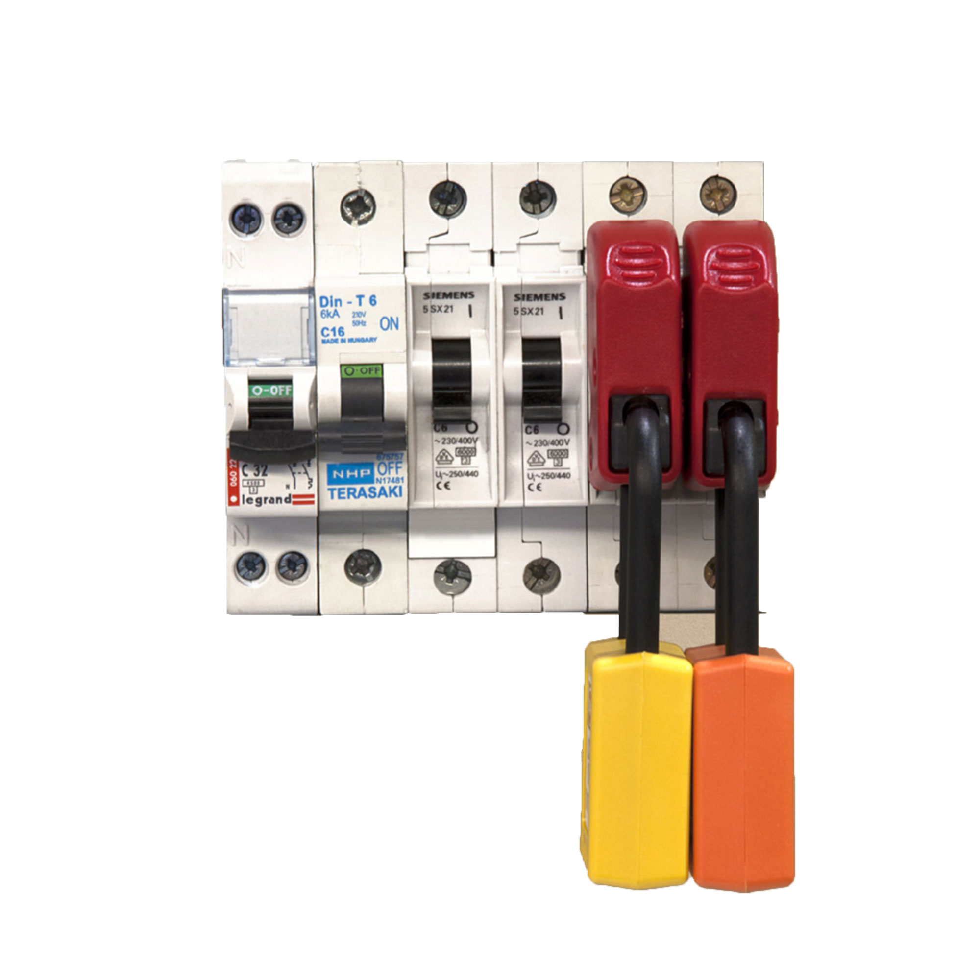 s2394 Master Lock 1-Lock Lockout Thermoplastic Circuit Breaker Lockout