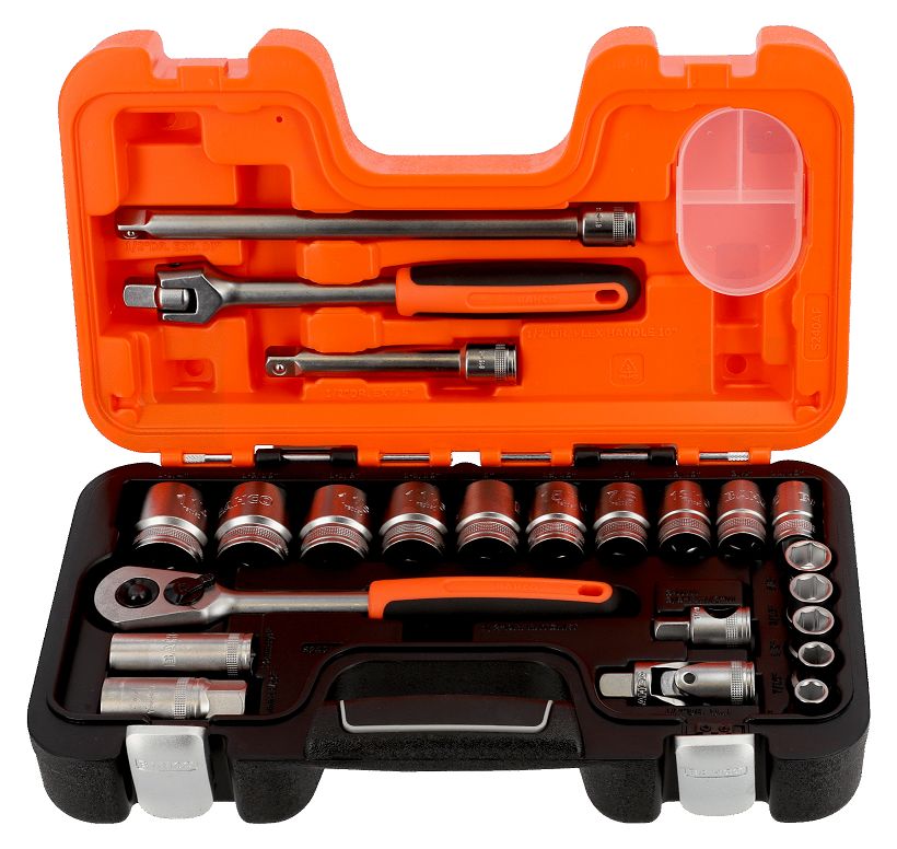s240af Bahco 23-Piece 1/2 in Standard Socket Set