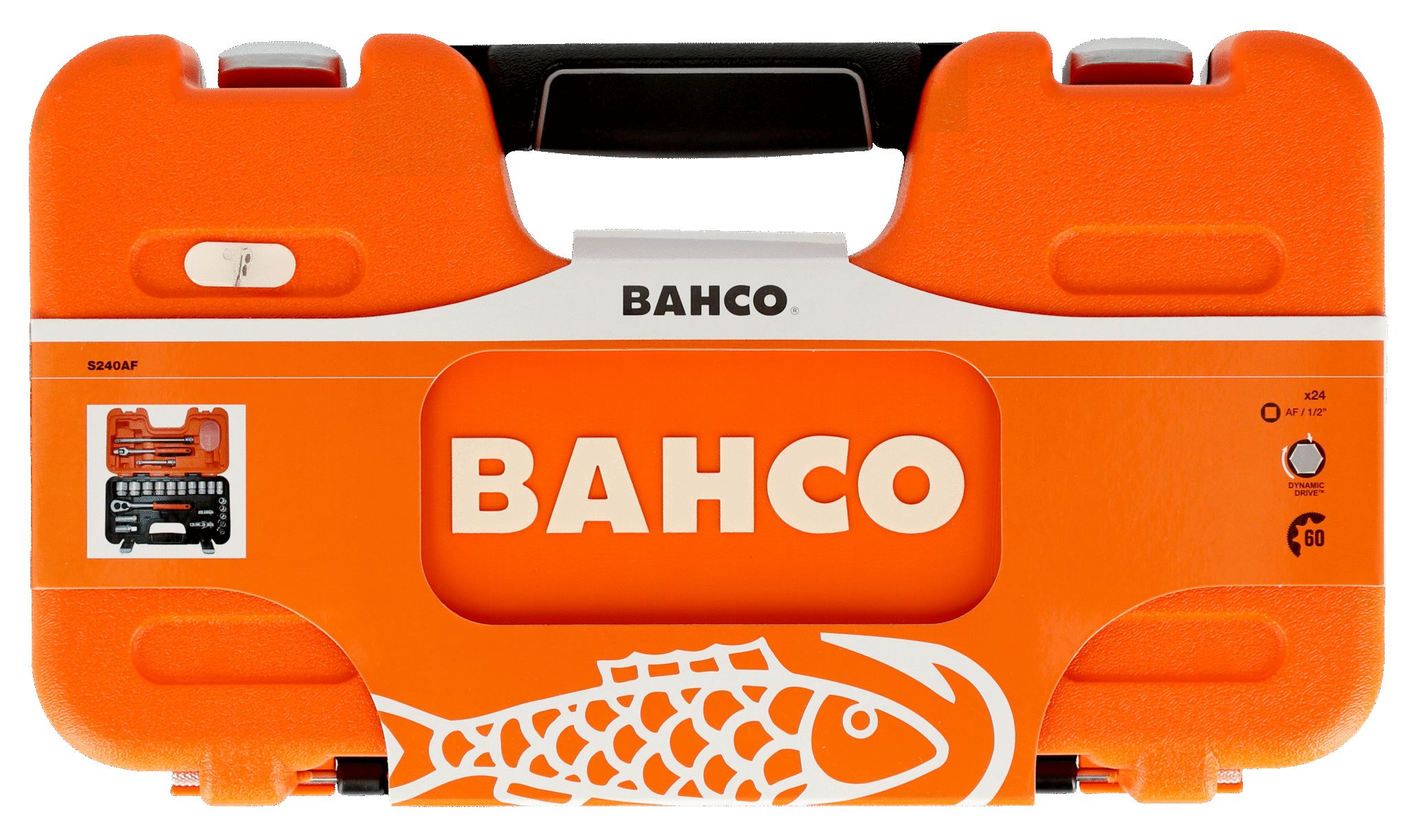 s240af Bahco 23-Piece 1/2 in Standard Socket Set