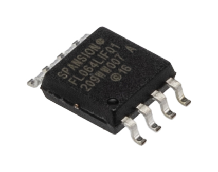 Infineon NOR 64 MB Quad-SPI Flash Memory 8-Pin SOIC, S25FL064LABMFI010