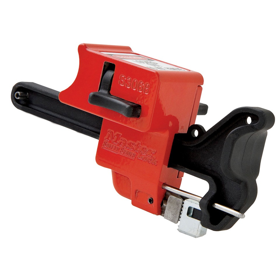 Master Lock Red Lockout Steel, Durable Aluminium Ball Valve Lockout