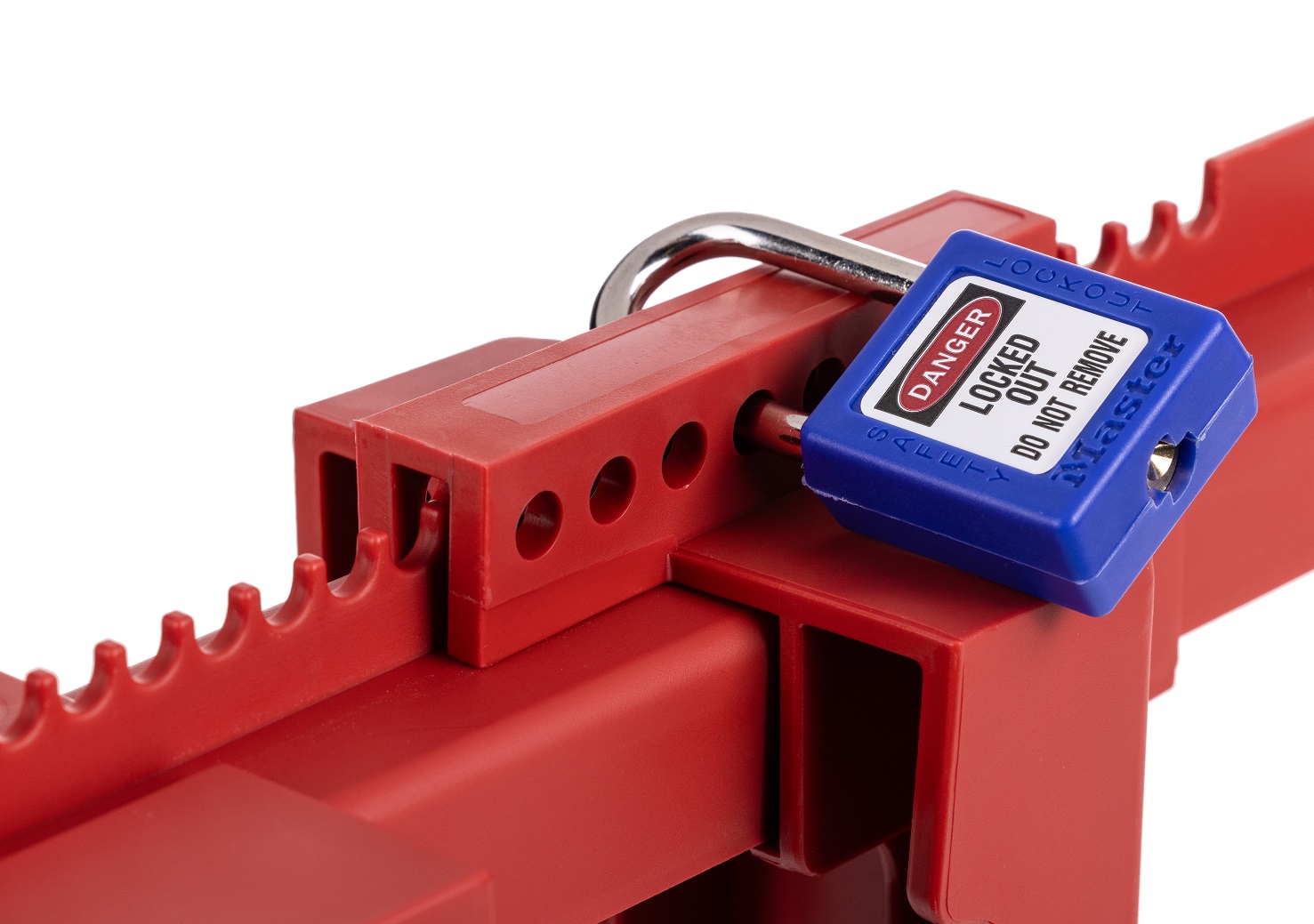 s3079 Master Lock Red 1-Lock Lockout Thermoplastic Ball Valve Lockout