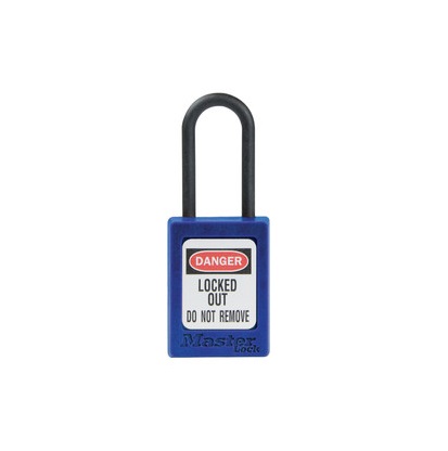 Master Lock Key Thermoplastic Safety Padlock, 4.76 mm Shackle, 35 mm Body