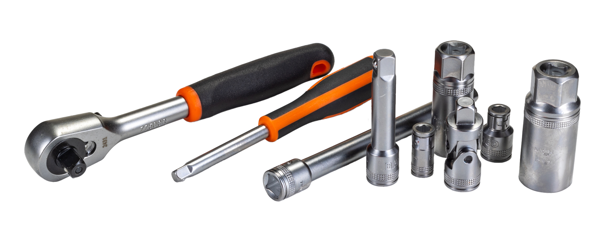 s330af Bahco 34-Piece 1/4 in Standard Socket Set