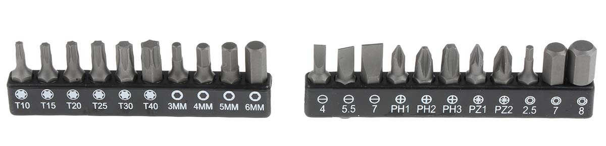 s330l Bahco 53-Piece 1/2 in Hexagon, Hexagon Socket Bit Socket Set