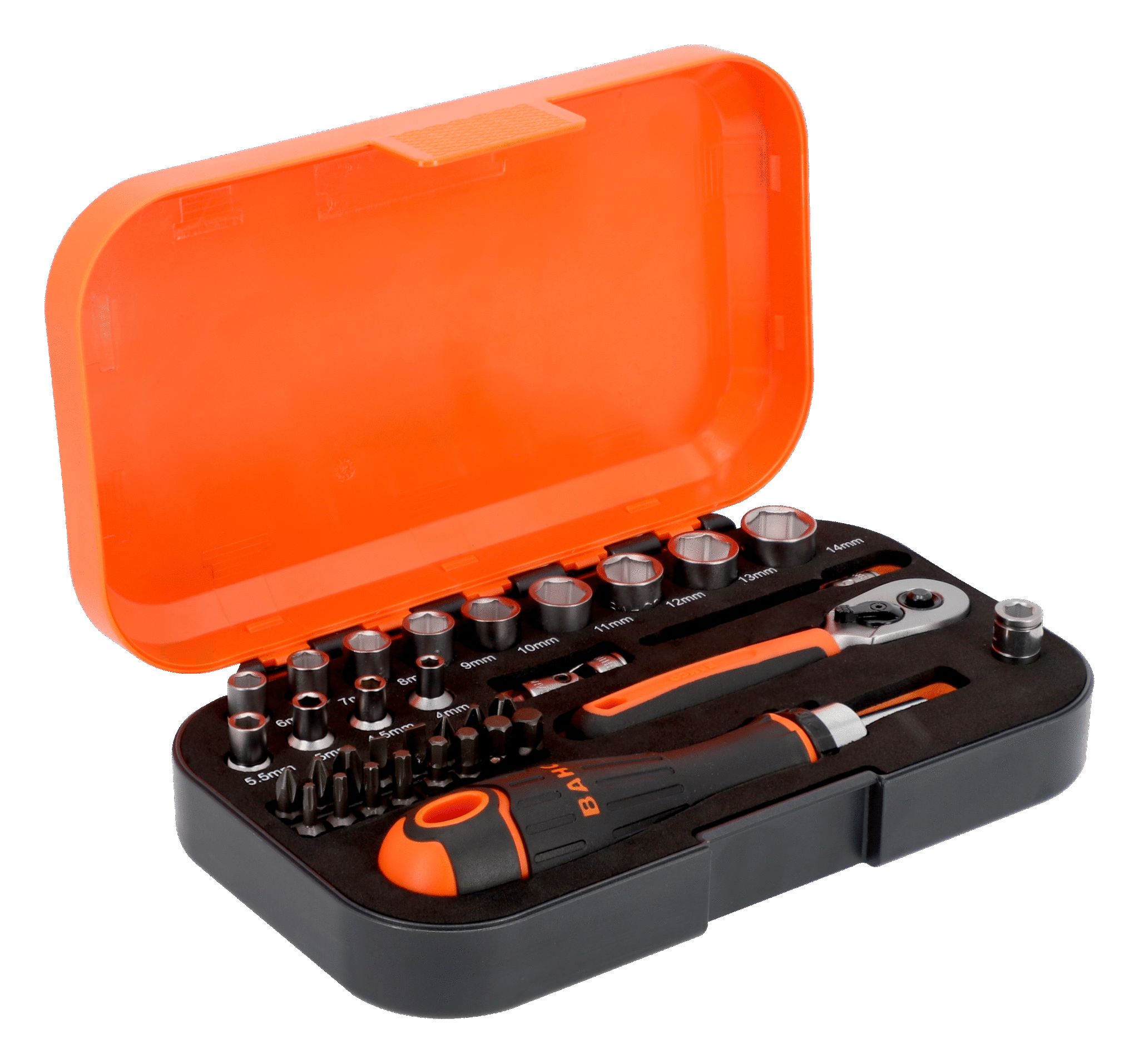 Bahco 13-Piece 1/4 in Bit Socket Set