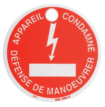 Penta 'Condemned Device' Lockout Tag