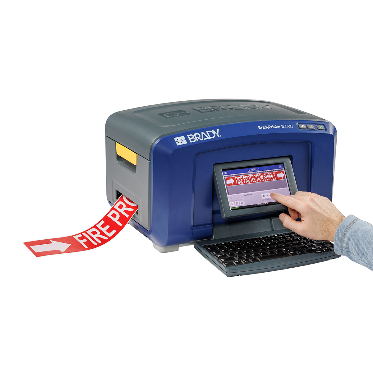 Brady S3700-AZERTY Label Printer, 101.6 mm Max Label Width, EU