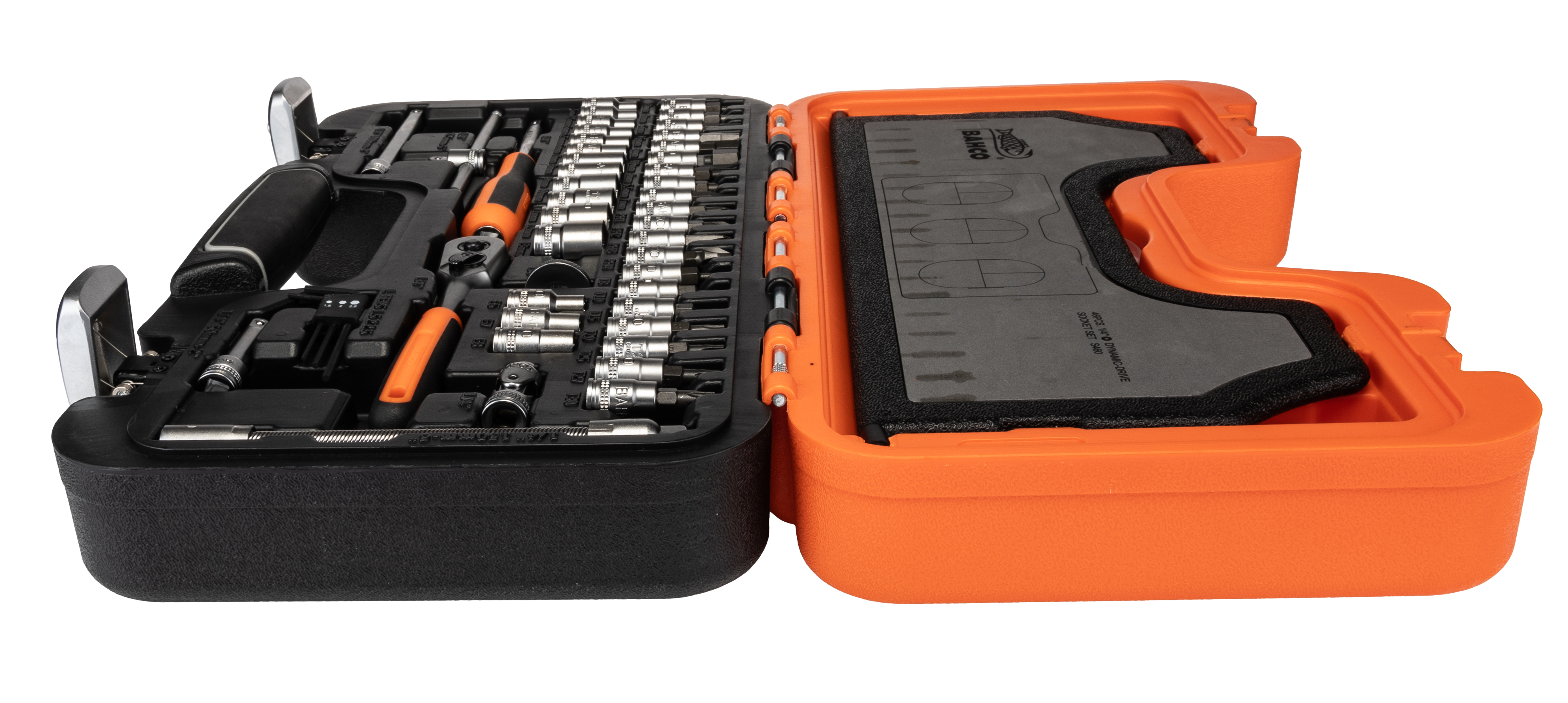 s460 Bahco 46-Piece 1/4 in Standard Socket Set