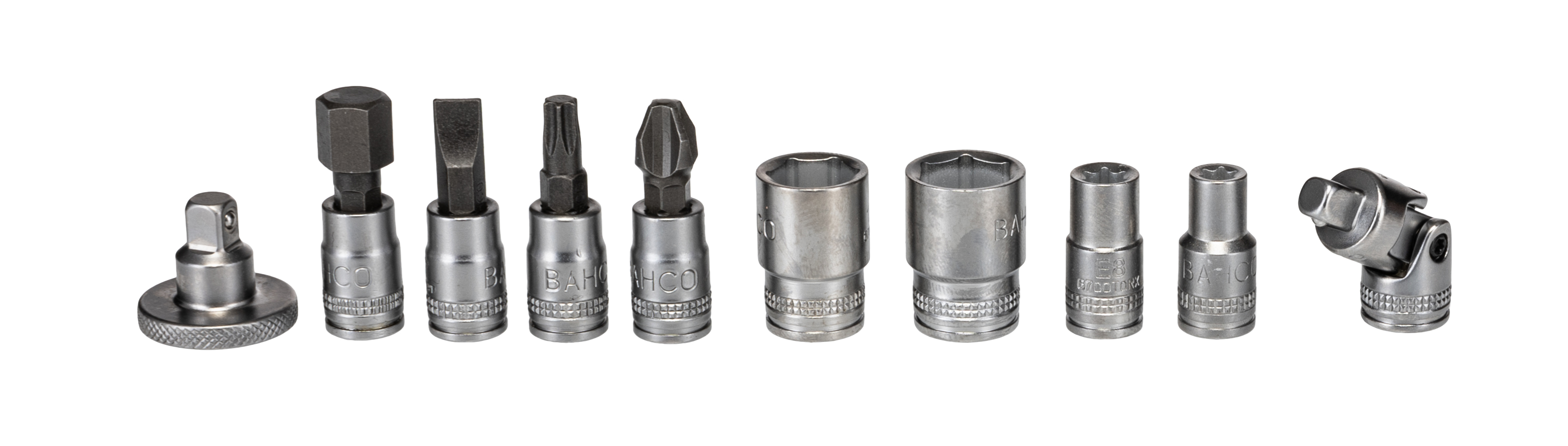 s460 Bahco 46-Piece 1/4 in Standard Socket Set