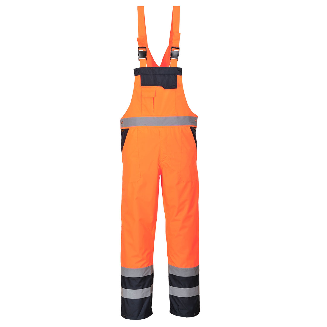 Portwest Orange Reusable Hi Vis Overalls, M