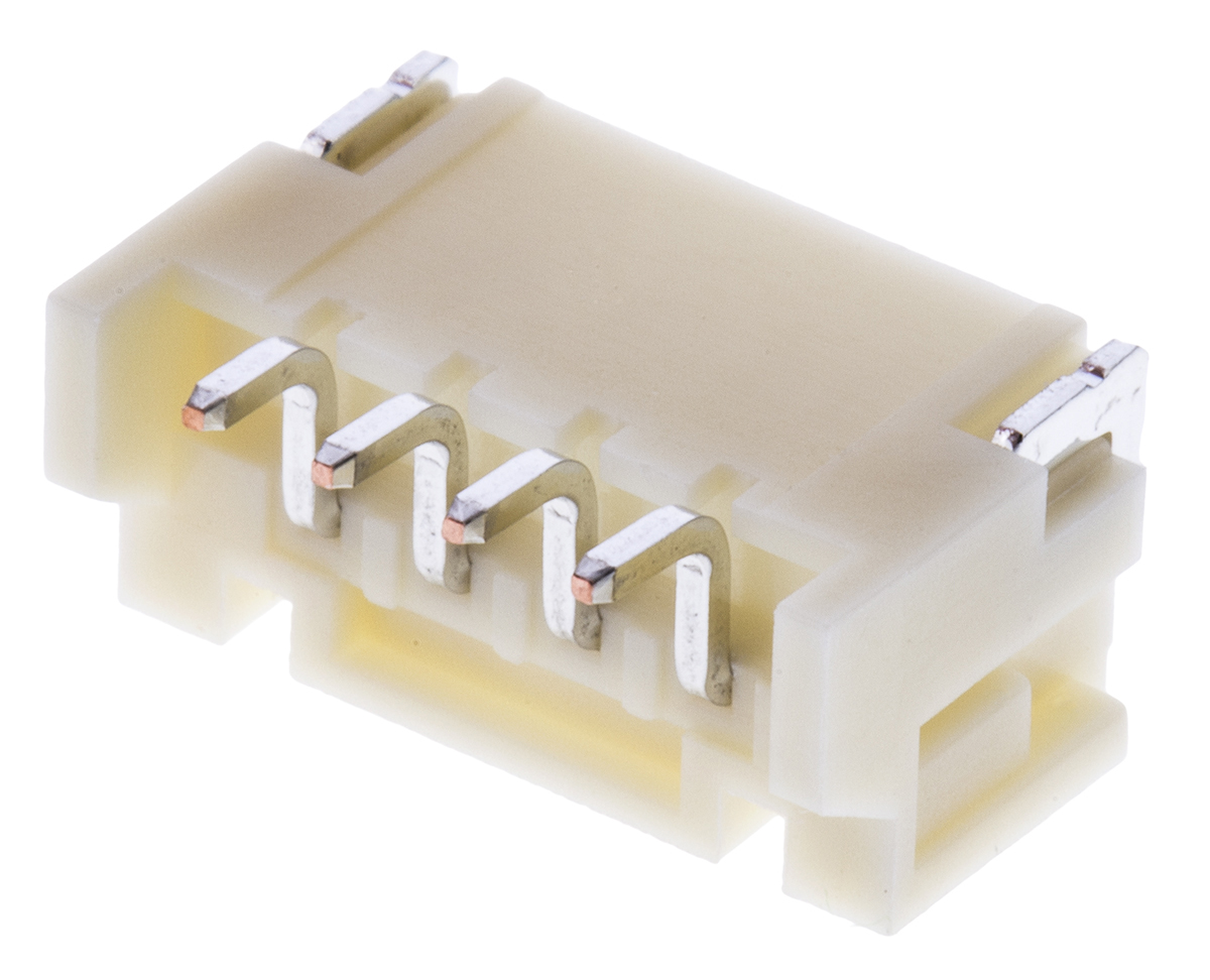 s4b-ph-sm4-tblfsn JST PH Series Right Angle Surface PCB Header, 4 Contact(s), 2 mm Pitch, 1 Row, Shrouded