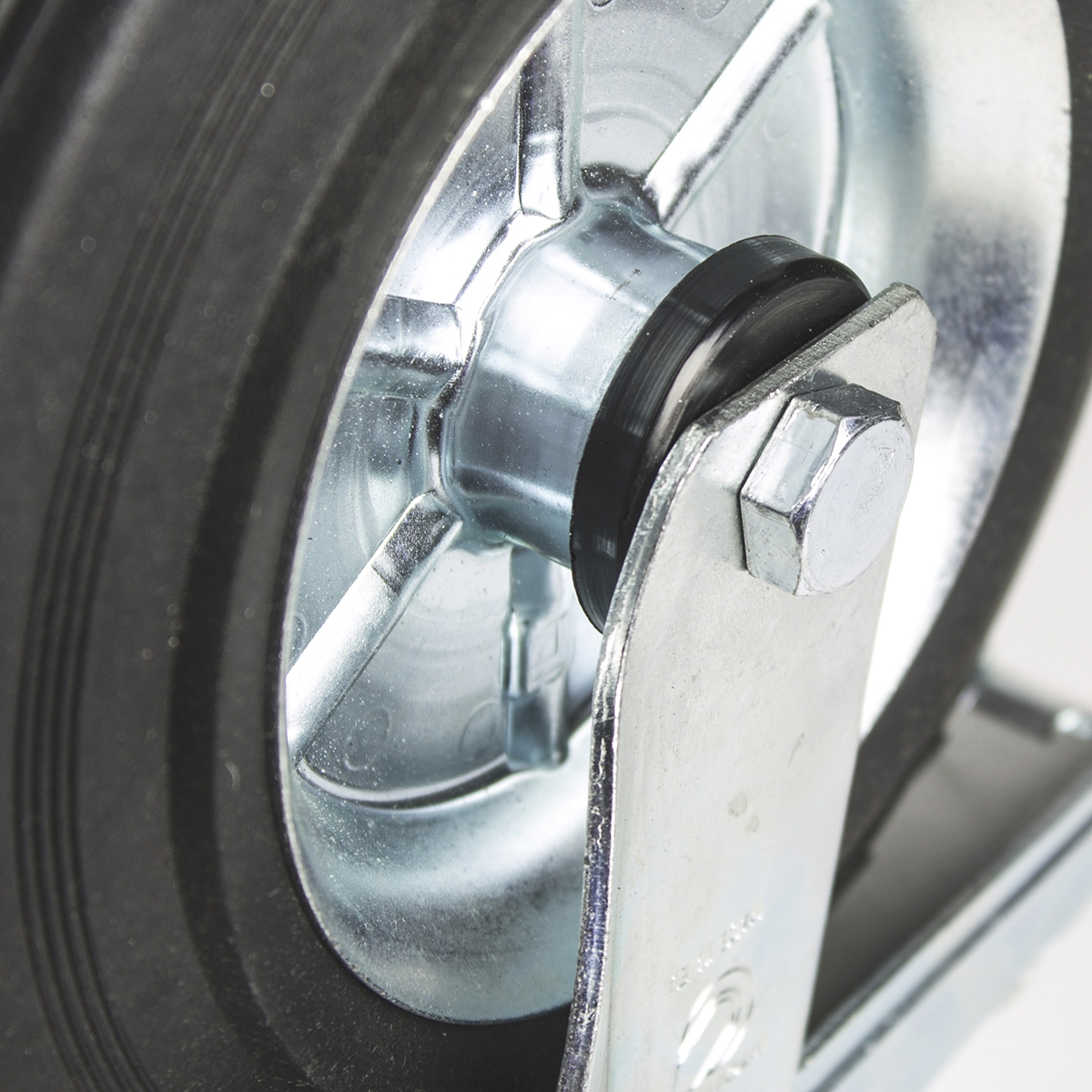 s501873 LAG Braked Swivel Castor, 230 kg Capacity, 200 mm Wheel