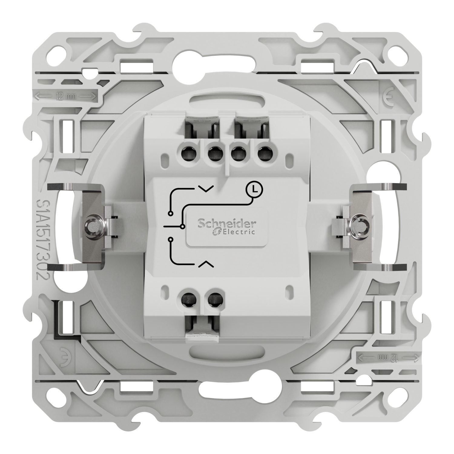 s520208 Schneider Electric 1 Way White 6A Odace 2011 Series