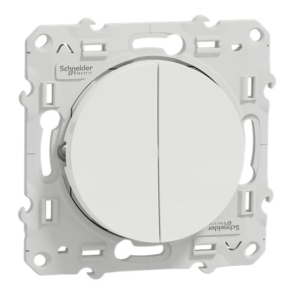 Schneider Electric 2 Way White 10A Odace 2011 Series