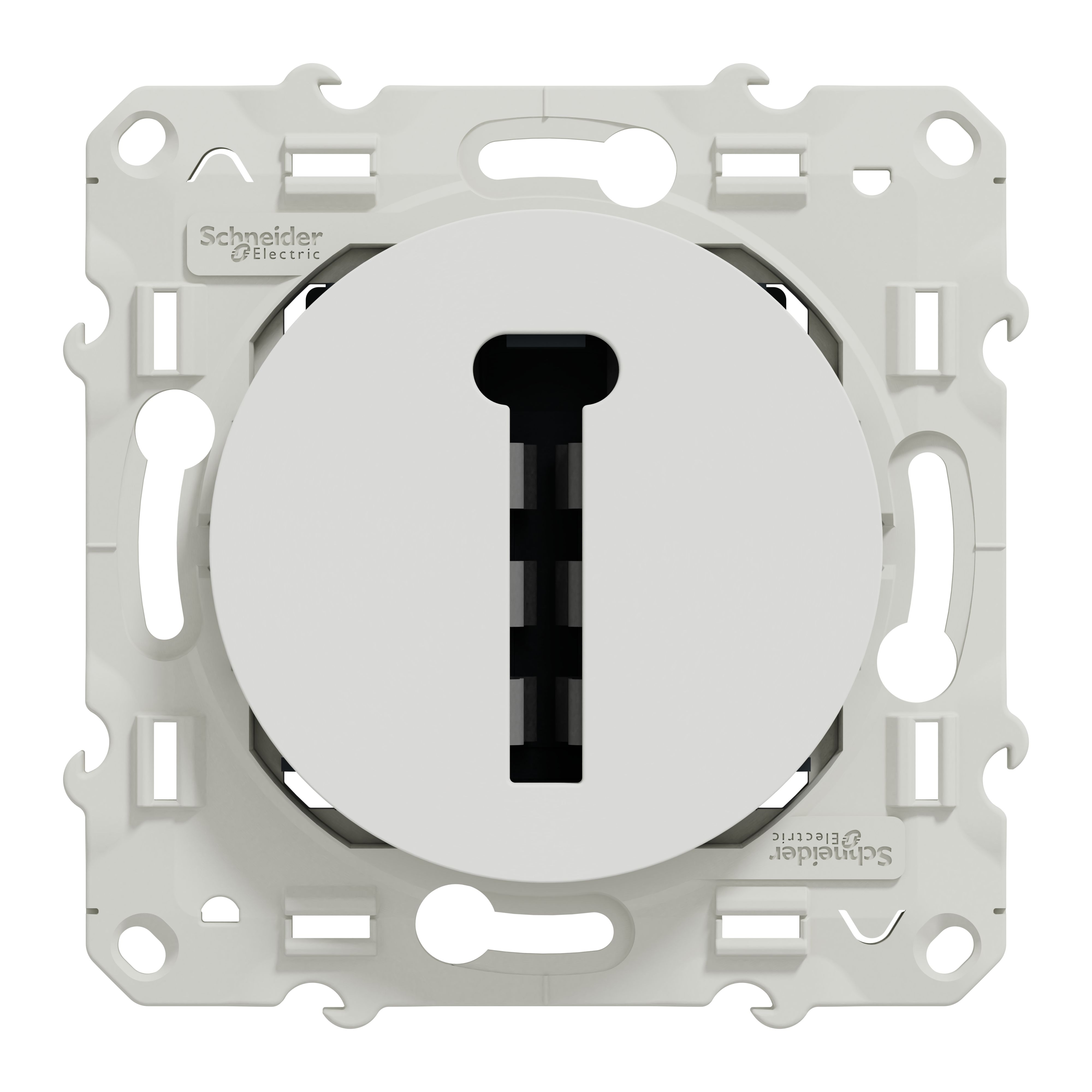 s520496 Schneider Electric White Light Switch 1