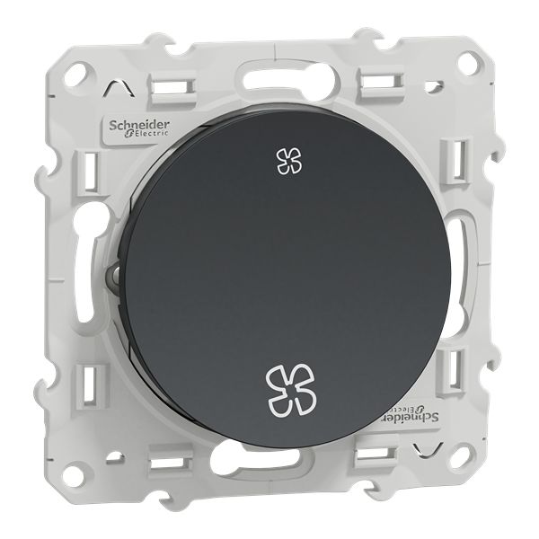 Schneider Electric 2 Way Anthracite 10A Odace 2011 Series